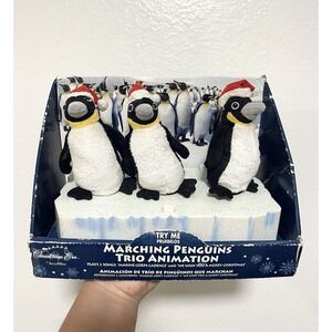 Christmas Eve by Santa's Best Marching Penguins Trio Musical Animation Works!see